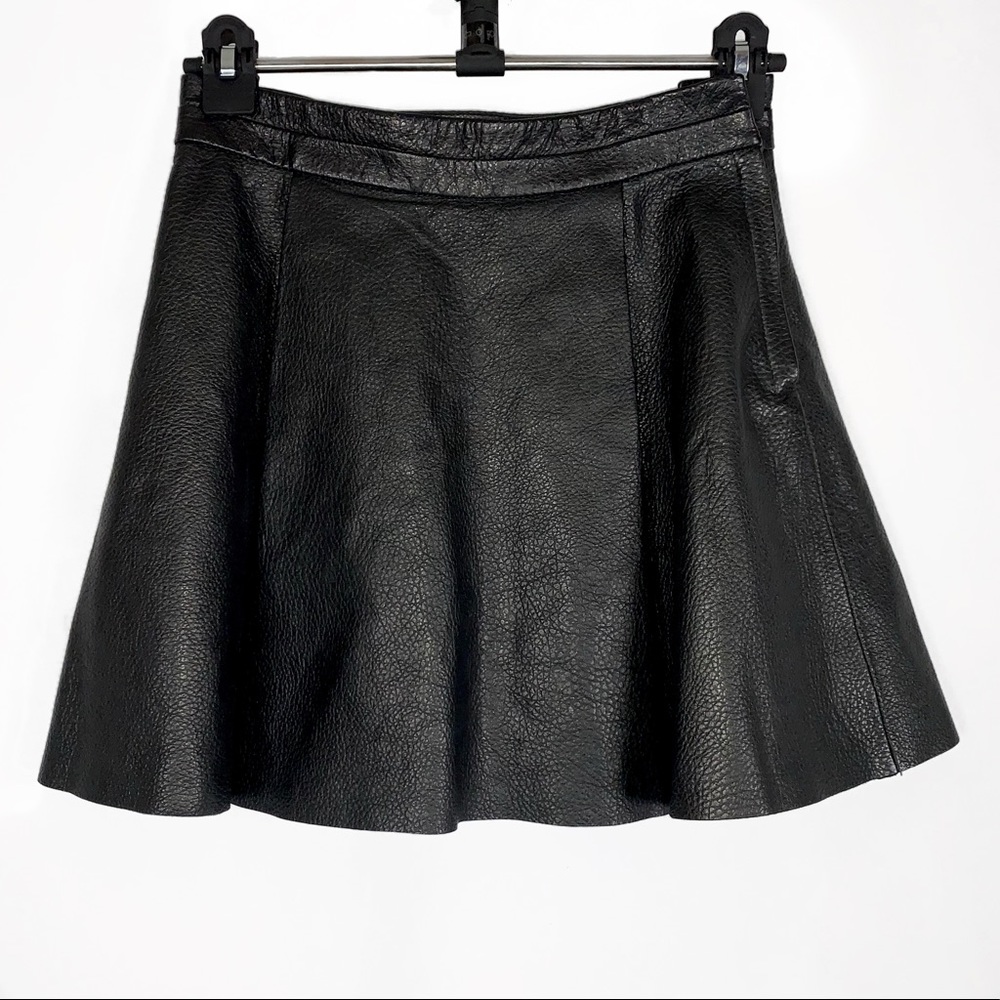 Alexander Wang Real Leather Sample Skirt